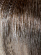 Gisela Mayer Duo Athens Deluxe, rear view showing the neat short cut and semi-natural hair blend quality.