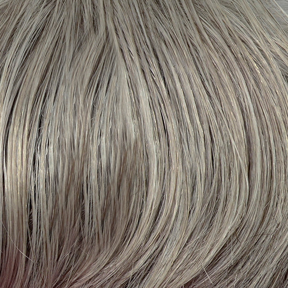 Ultra Light Topper by Gisela Mayer in light blonde snow mix - short clip-on synthetic volumizer