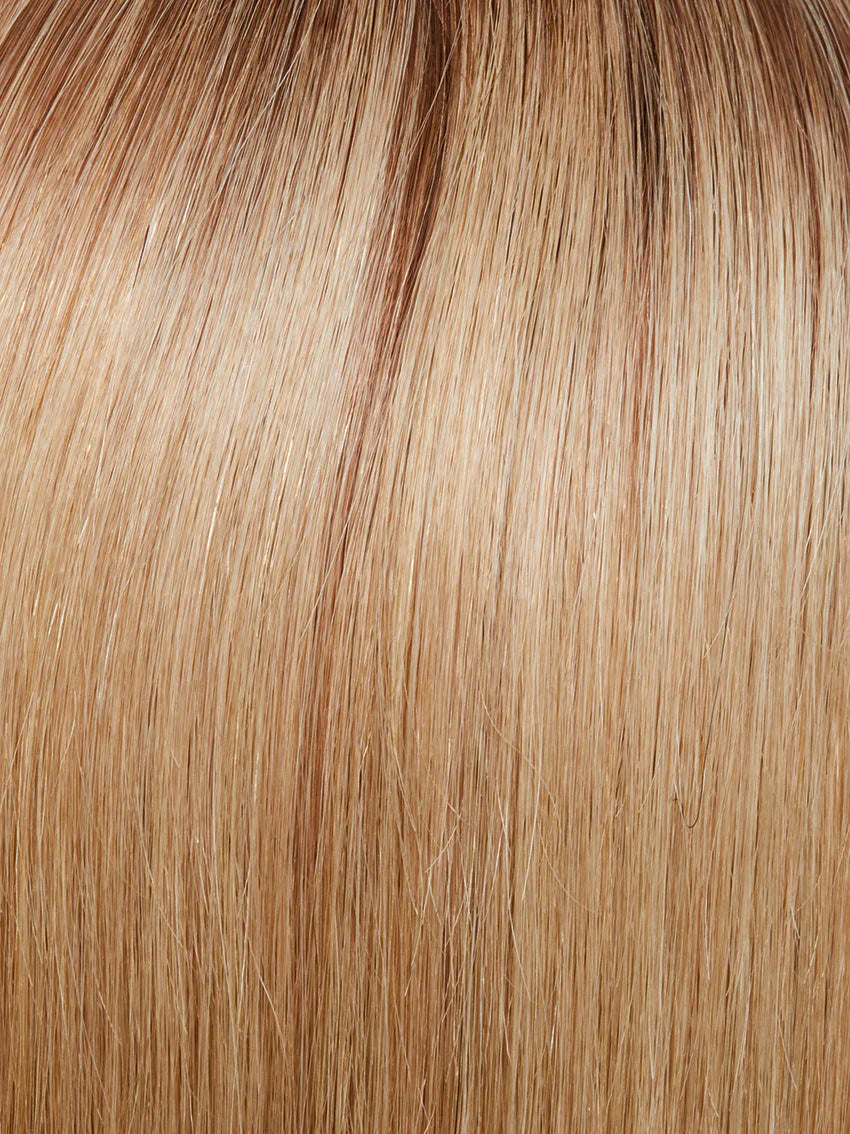 Remy Page Long by Gisela Mayer, rear view showing the mid-length natural hair finish and balanced bob shape.