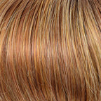 Duo Isabella by Gisela Mayer in grey shade, side view showing the modern grey on the mid-length wavy semi-natural wig.