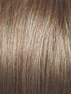 Gisela Mayer Magic Fresh in Dark Blond Rooted, side view showing the modern short cut and balanced volume.