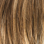 Ellen Wille Sparkle Deluxe in Bernstein, side view showing the warm golden tone on the long wavy heat-resistant synthetic wig.