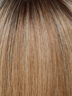 Prime Page Lace HH Large by Gisela Mayer in 14-88-8 champagne shade, showcasing the soft bob silhouette from a three-quarter angle.