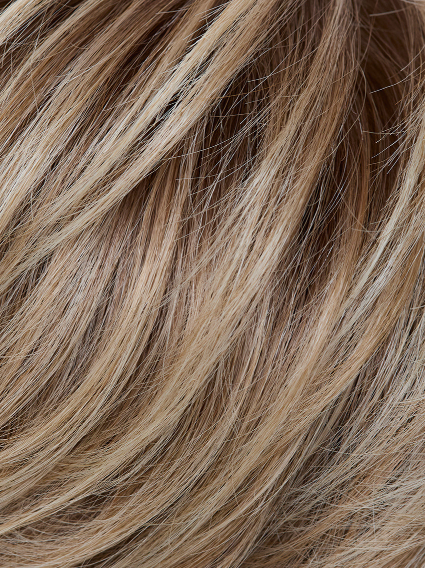 Gisela Mayer Duo Catwalk Mono Lace, profile view showing the fluid short cut and semi-natural fiber quality.