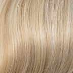 Duo Jordan by Gisela Mayer, rear view showing the full curly mid-length volume and semi-natural hair blend.