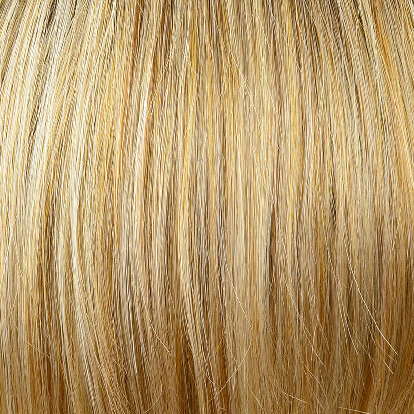 Gisela Mayer Mary Mono Lace Small in warm shade, side profile showing the natural-looking colour on the small cap bob.