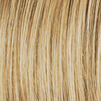 Fantasy Small Deluxe in Sahara Beige by Ellen Wille, front view showing the warm beige shade on the flowing long wavy style.