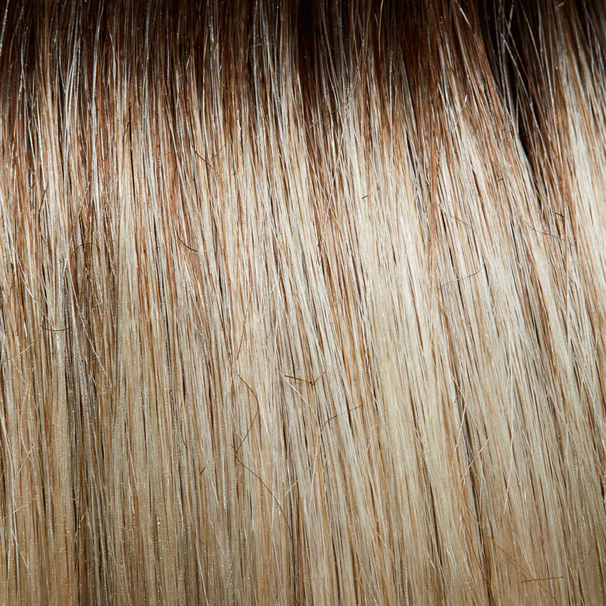 Cosmo Flower Lace Large by Gisela Mayer in blonde shade, front view showing the light blonde on the long lace wig.