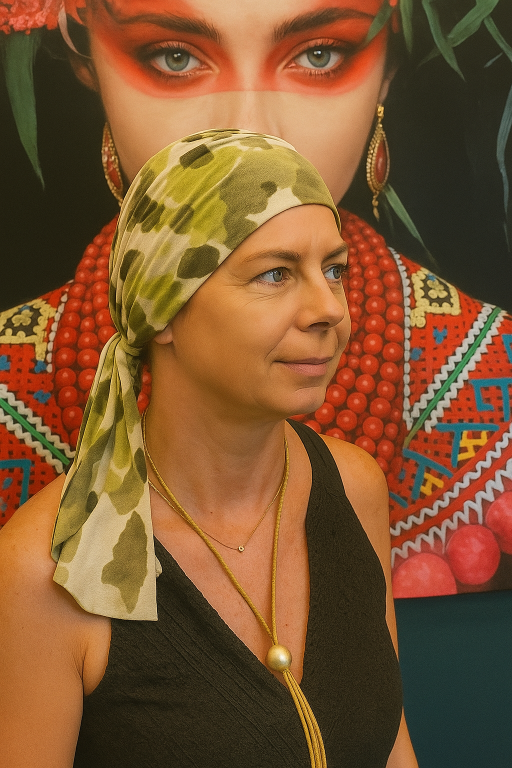 Turban Madrid Printed
