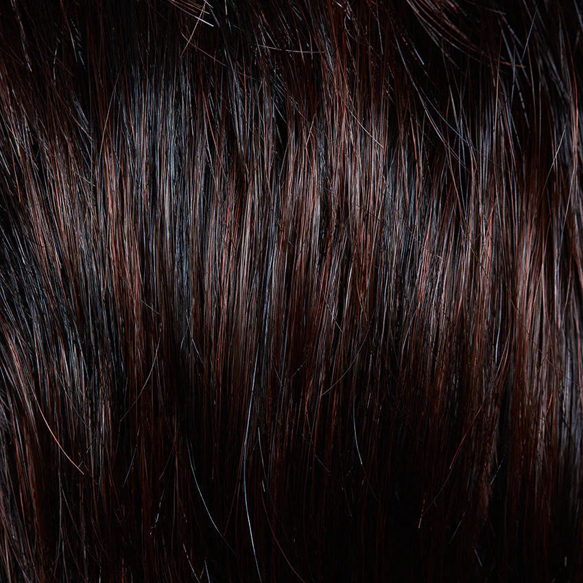 Mary Mono Lace by Gisela Mayer in grey shade, side view showing the modern grey on the mid-length bob wig.
