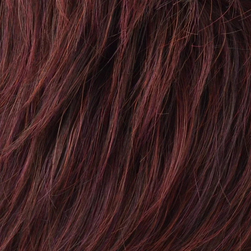 Gisela Mayer Alea wig, rear view showing the subtle layering and natural movement of the long synthetic hair.