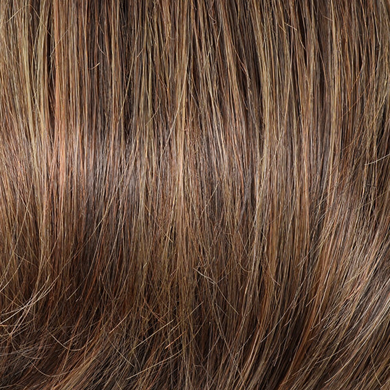 Duo Lady by Gisela Mayer, three-quarter view showing the feminine mid-length style and natural-looking finish.