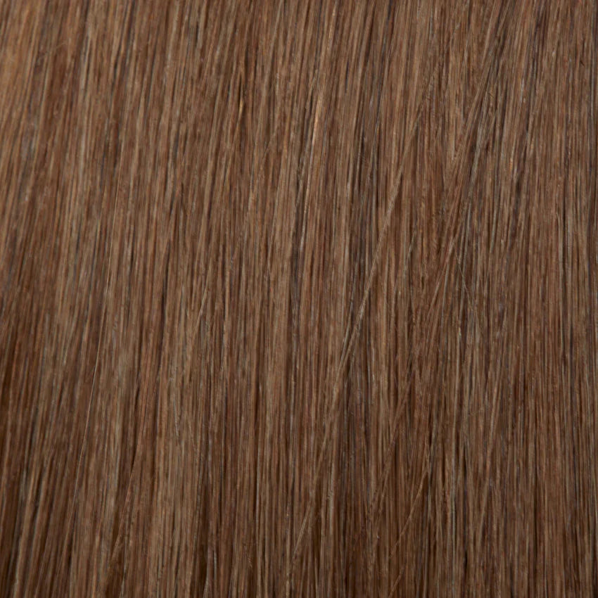 Glamour HH Small by Gisela Mayer, front view showing the realistic hairline and elegant long Remy hair style.