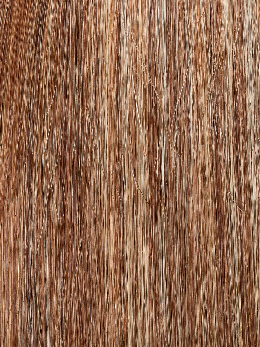 Gisela Mayer Remy Page Long, three-quarter rear view showing the modern bob silhouette and 100% Remy hair quality.