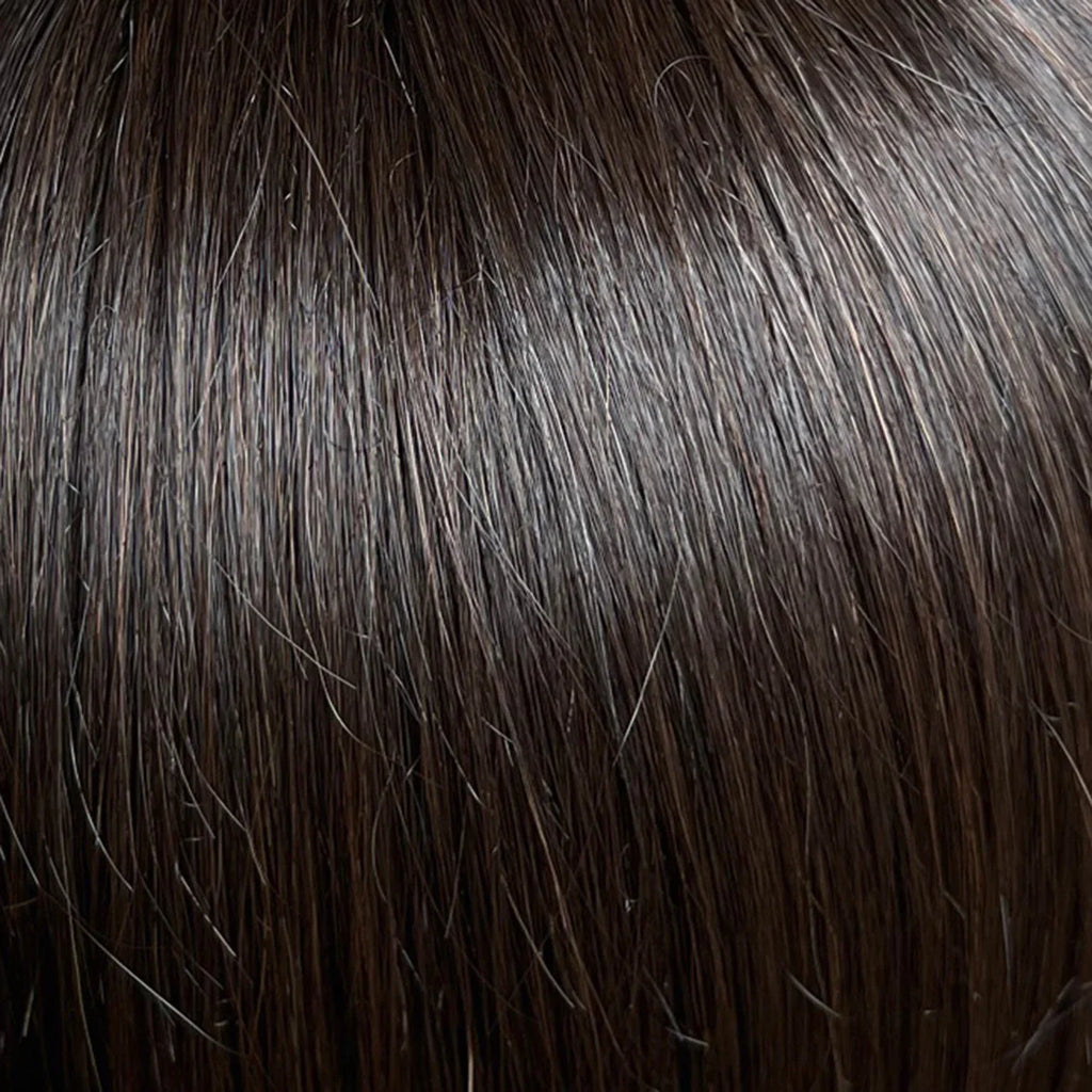 Duo Selena Lace Part by Gisela Mayer, three-quarter view showing the flowing long semi-natural hair and realistic parting.
