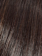 Duo Beach by Gisela Mayer, front view showing the realistic hairline and fluid mid-length semi-natural hair.