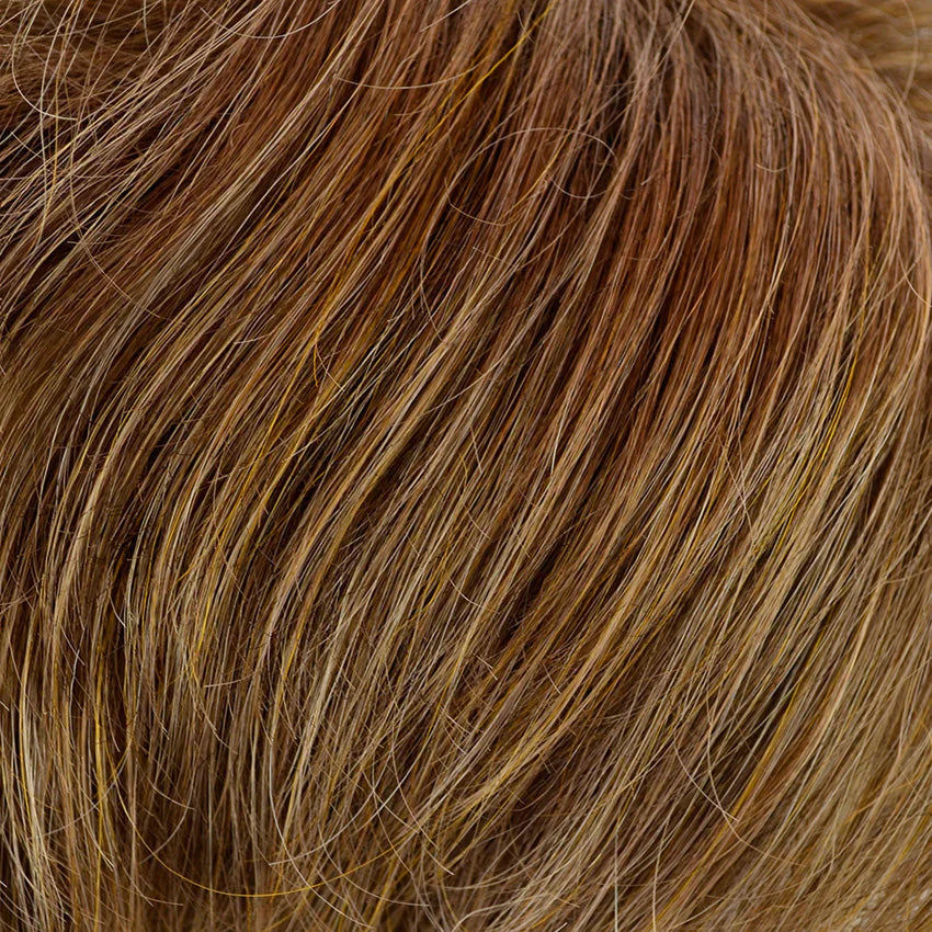 Shorty Lace Small by Gisela Mayer in GL10-14 shade, rear and side view showing the neatly tapered back and overall wig shape.