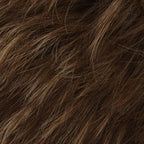 Anna Mono Lace in GM8-14 warm blonde by Gisela Mayer, side view showing the harmonious wavy volume and realistic scalp appearance.