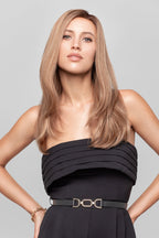 HH Remy Select wig by Gisela Mayer, side view showing the long Remy hair style and extended lace front construction.
