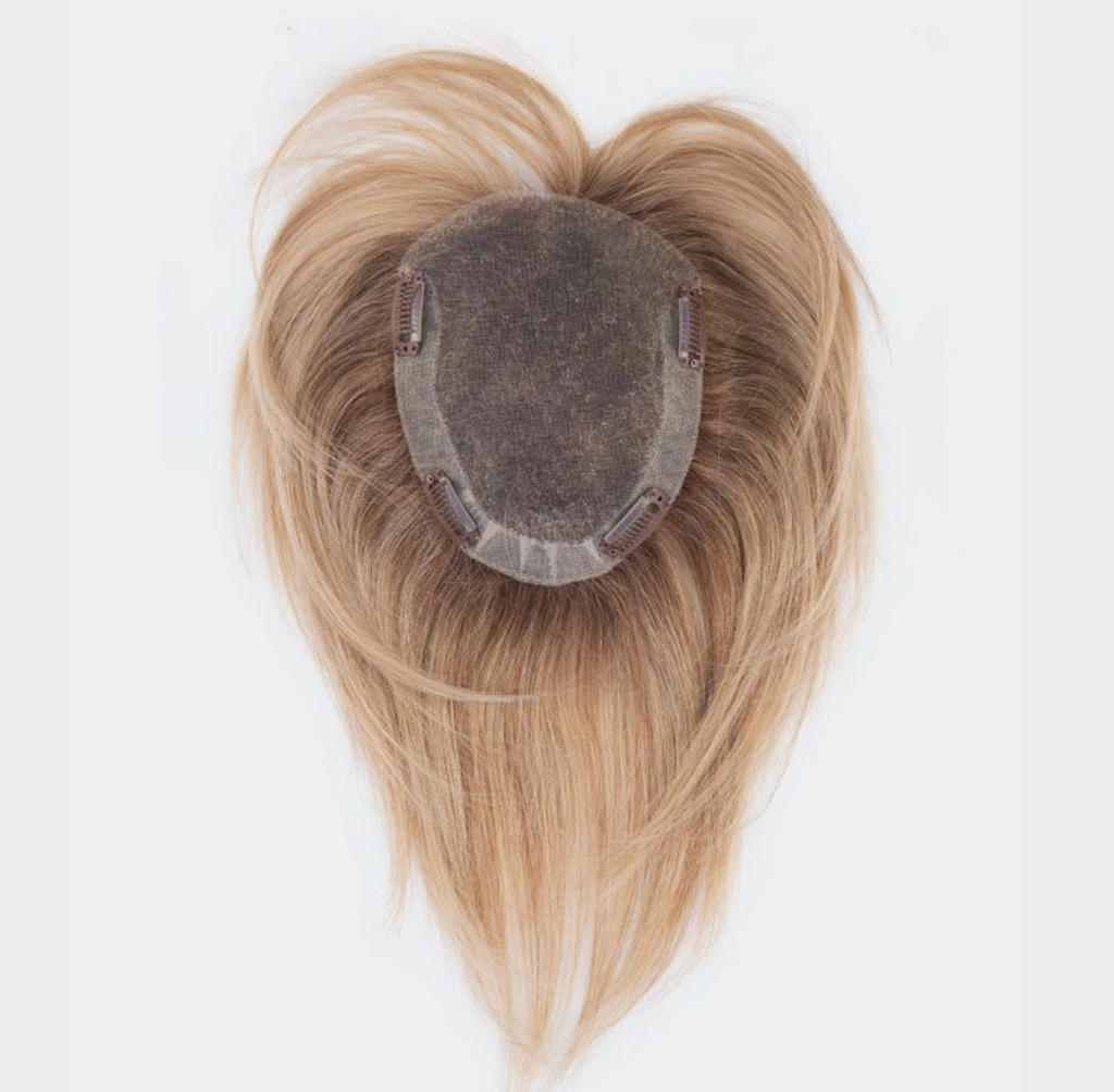 Ellen Wille Magic hair topper side view showing natural integration with existing hair
