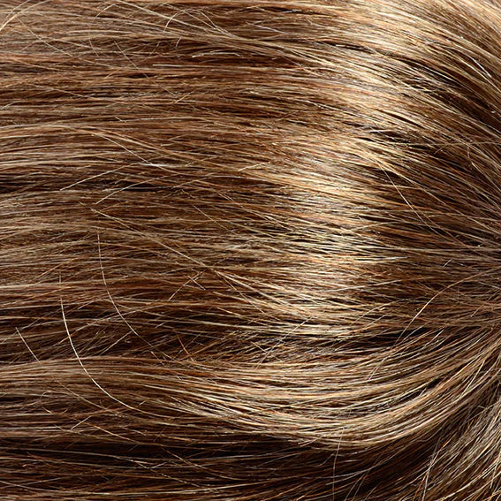 Top Part Cover by Gisela Mayer in Black shade - angled bob hair topper for hair loss coverage