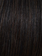 Gisela Mayer Prime Page Lace HH Large wig in L4 dark shade, side view highlighting the clean mid-length cut and natural hair texture.