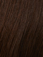 Prime Page Lace HH Large in L6 shade by Gisela Mayer, demonstrating the flexible styling and natural drape of the human hair bob.