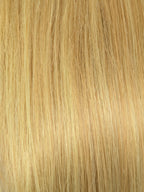 Duo Beach by Gisela Mayer in grey shade, rear view showing the modern grey on the mid-length semi-natural wig.