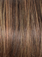 Gisela Mayer Duo Beach, profile view showing the mid-length cut and natural-looking semi-natural fiber blend.