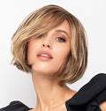 Perruque femme Sun Bob, carré mi-long élégant, parfaite pour dissimuler la pelade avec raffinement et naturel.