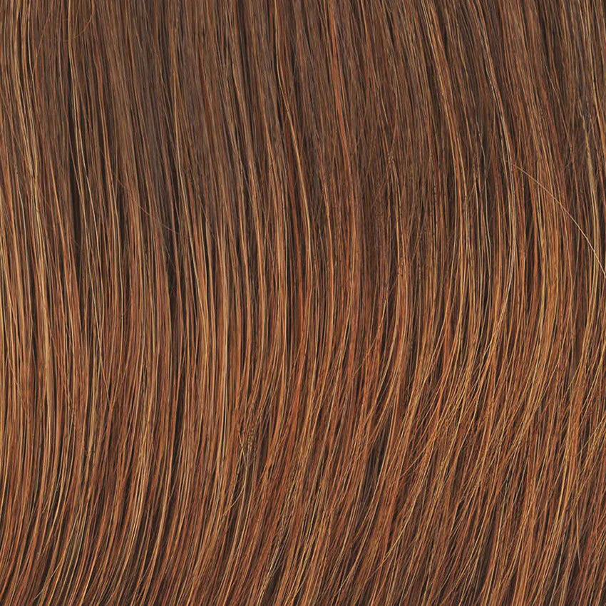 Nature Top Glam by Gisela Mayer shown from above - natural monofilament integration for thinning hair