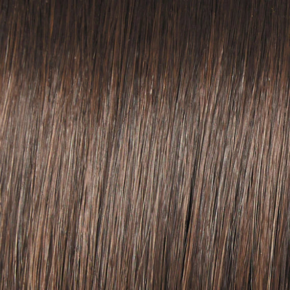 Nature Top Glam by Gisela Mayer in RL8-12 warm shade - sleek clip-on hair topper for density