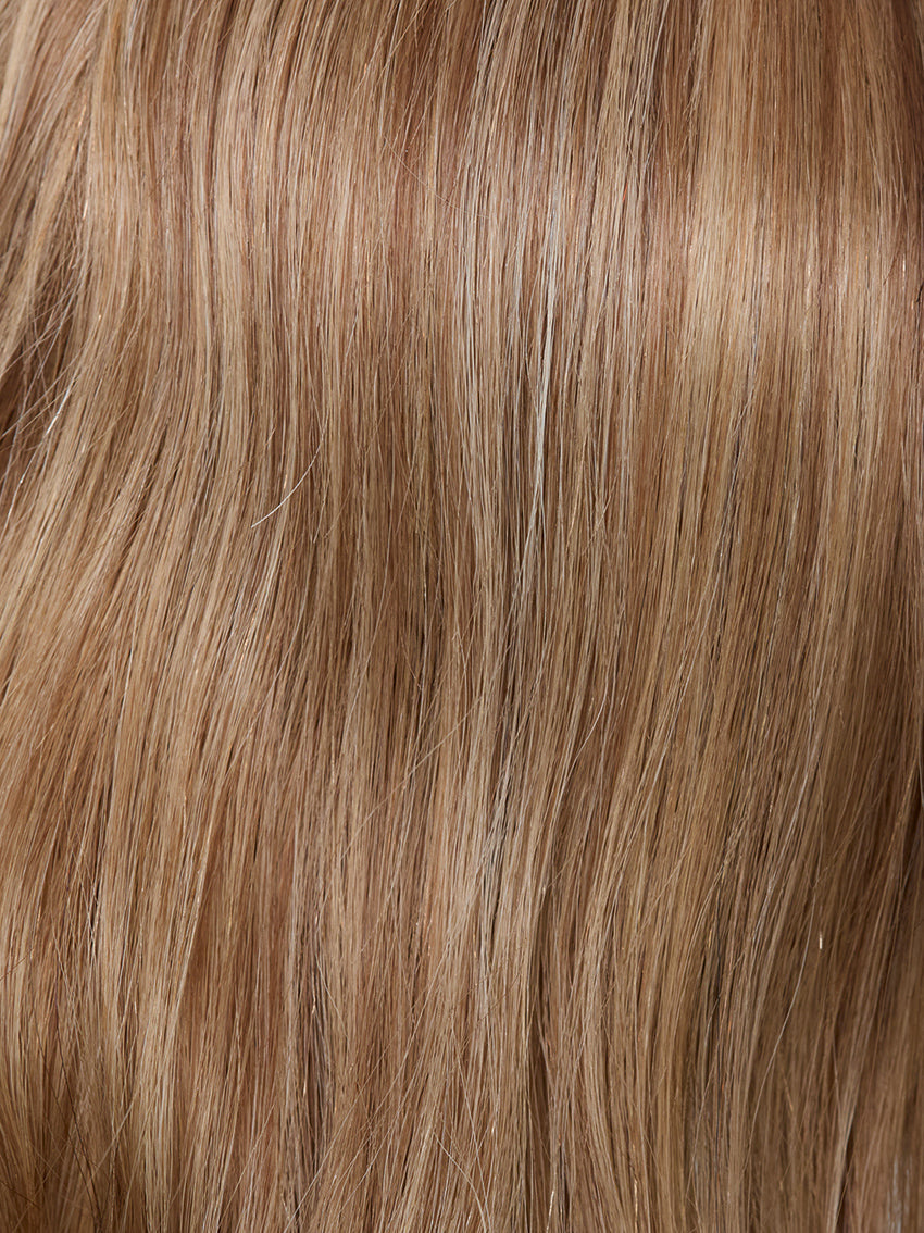 Gisela Mayer HH Remy Go, front view showing the realistic hairline and soft long Remy hair movement.