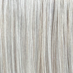 Hi Filler Stage by Gisela Mayer in silver mix shade - mid-length clip-on volumizer for hair loss