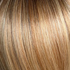 Gisela Mayer Supreme Moda, rear view showing the full long length and smooth refined finish of the semi-natural wig.