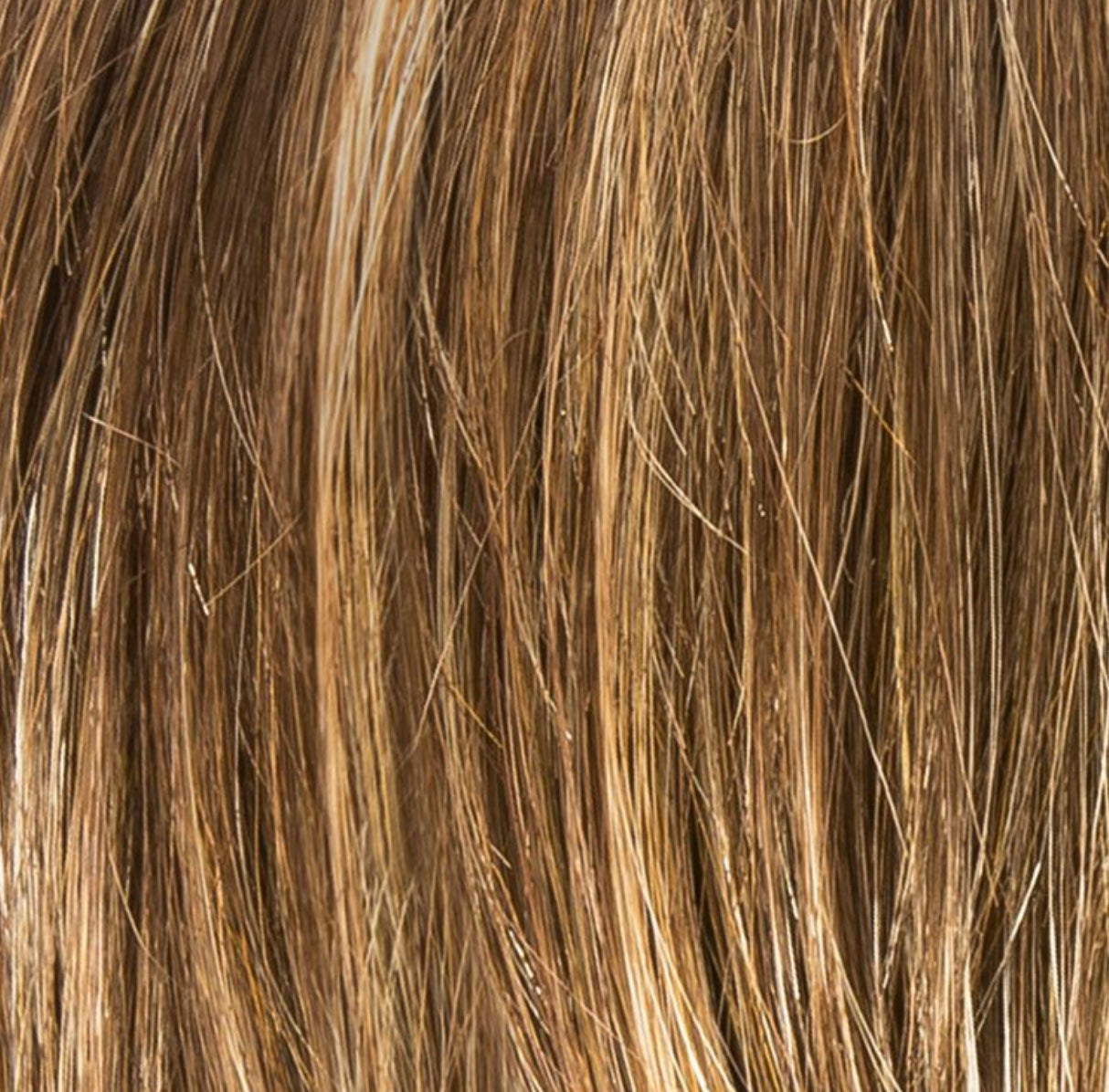 Ellen Wille Escape Soft in Bernstein Rooted, side view showing the golden bernstein tone on the short monofilament lace front wig.