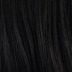 Grog extension by Ellen Wille in chocolate mix shade - tousled volume updo hair piece