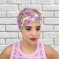 Bonnet chimio MM Paris, confortable et élégant, idéal pour alopécie ou perte de cheveux avec maintien et protection anti-UV.
