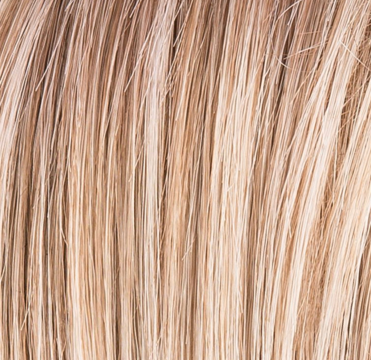 Treasure Soft in Candy Blonde Lighted by Ellen Wille, front view showing the vibrant candy blonde on the mid-length synthetic wig.