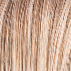 Ellen Wille Escape Soft in Candy Blonde Rooted, profile view showing the vibrant blonde on the short monofilament Hair Society wig.