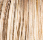 Fantasy Deluxe in Champagne Rooted by Ellen Wille, front view showing the soft champagne blonde on the long heat-resistant wig.