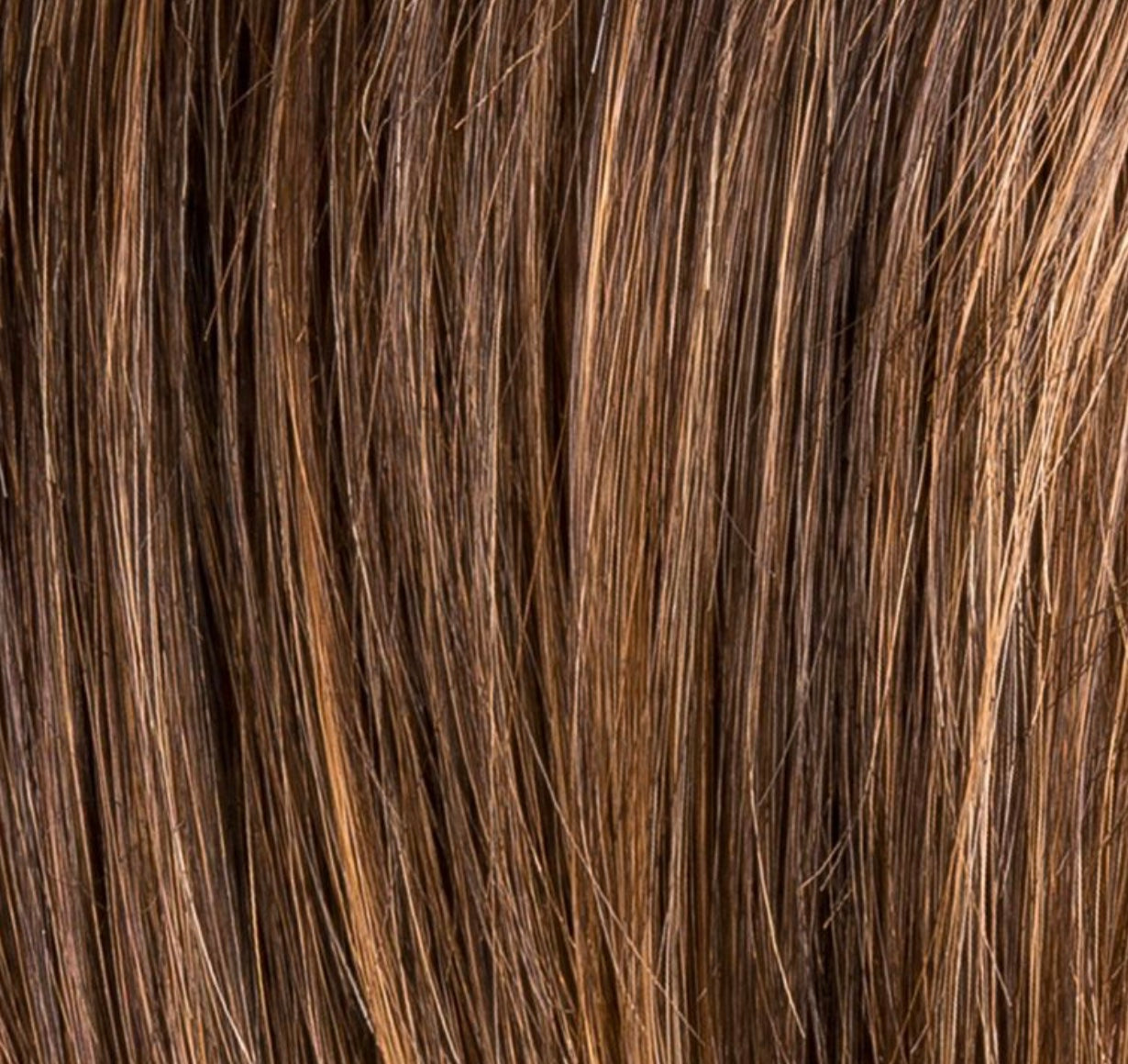 Ellen Wille Fantasy Deluxe in Chocolate Rooted, front view showing the rich brown shade on the long flowing heat-resistant wig.