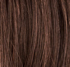 Miss Comfort in Dark Chocolate Mix by Ellen Wille, side profile showing the rich dark tone on the mid-length bob wig.