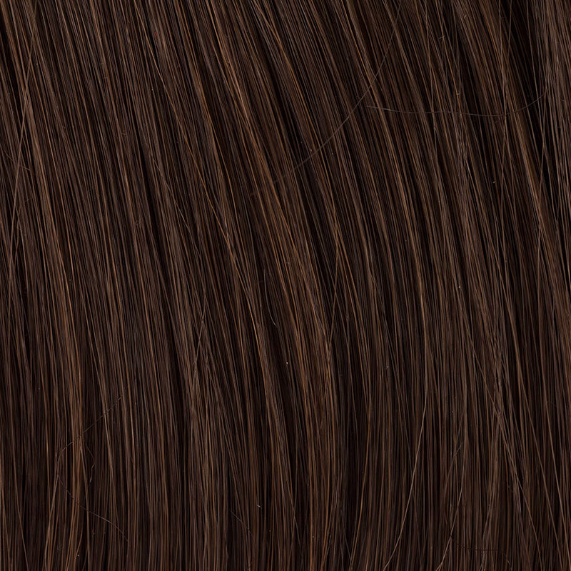Ouzo extension by Ellen Wille in dark chocolate mix - Power Pieces clip-on for sophisticated volume