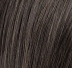 Lucky Mono Part in Espresso Mix by Ellen Wille, front view displaying the side-swept fringe and elegant mid-length bob cut.
