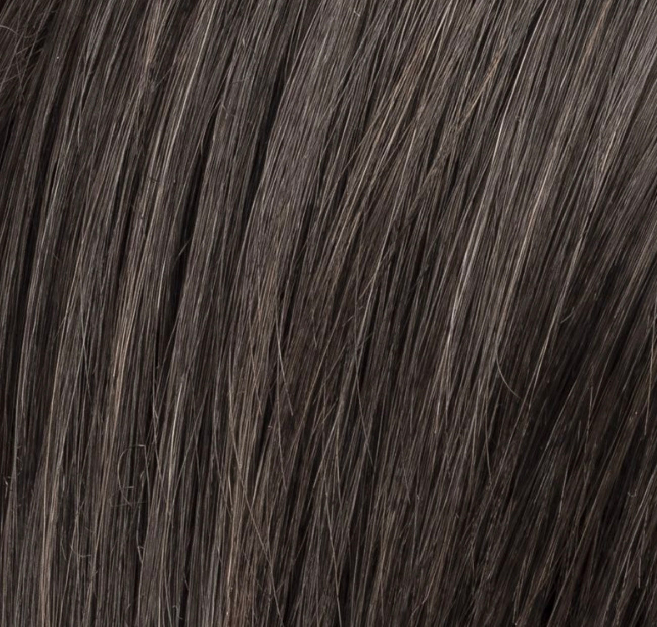 Lucky Mono Part in Espresso Mix by Ellen Wille, front view displaying the side-swept fringe and elegant mid-length bob cut.