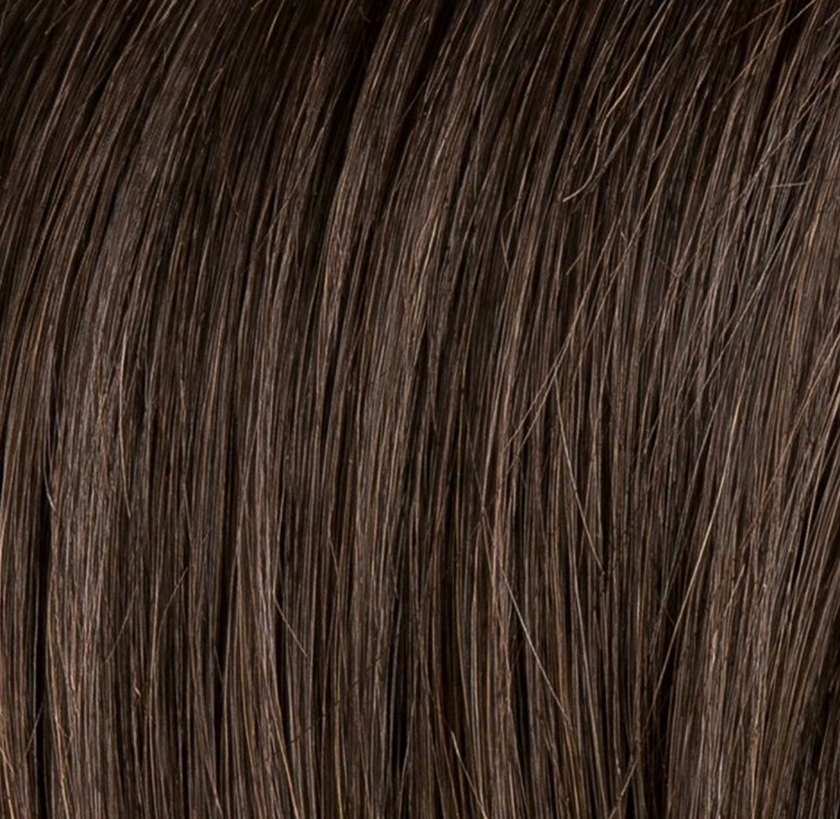 Escape Soft in Espresso Rooted by Ellen Wille, side profile showing the deep dark tone on the short monofilament wig.
