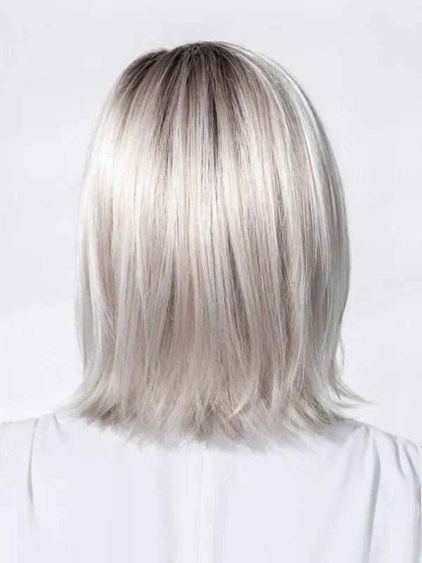 Icone Deluxe by Ellen Wille, three-quarter view showing the graduated mid-length bob silhouette and natural-looking synthetic finish.
