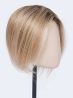 Magic hair topper by Ellen Wille clipped onto natural hair - Remy hair volumizer from behind