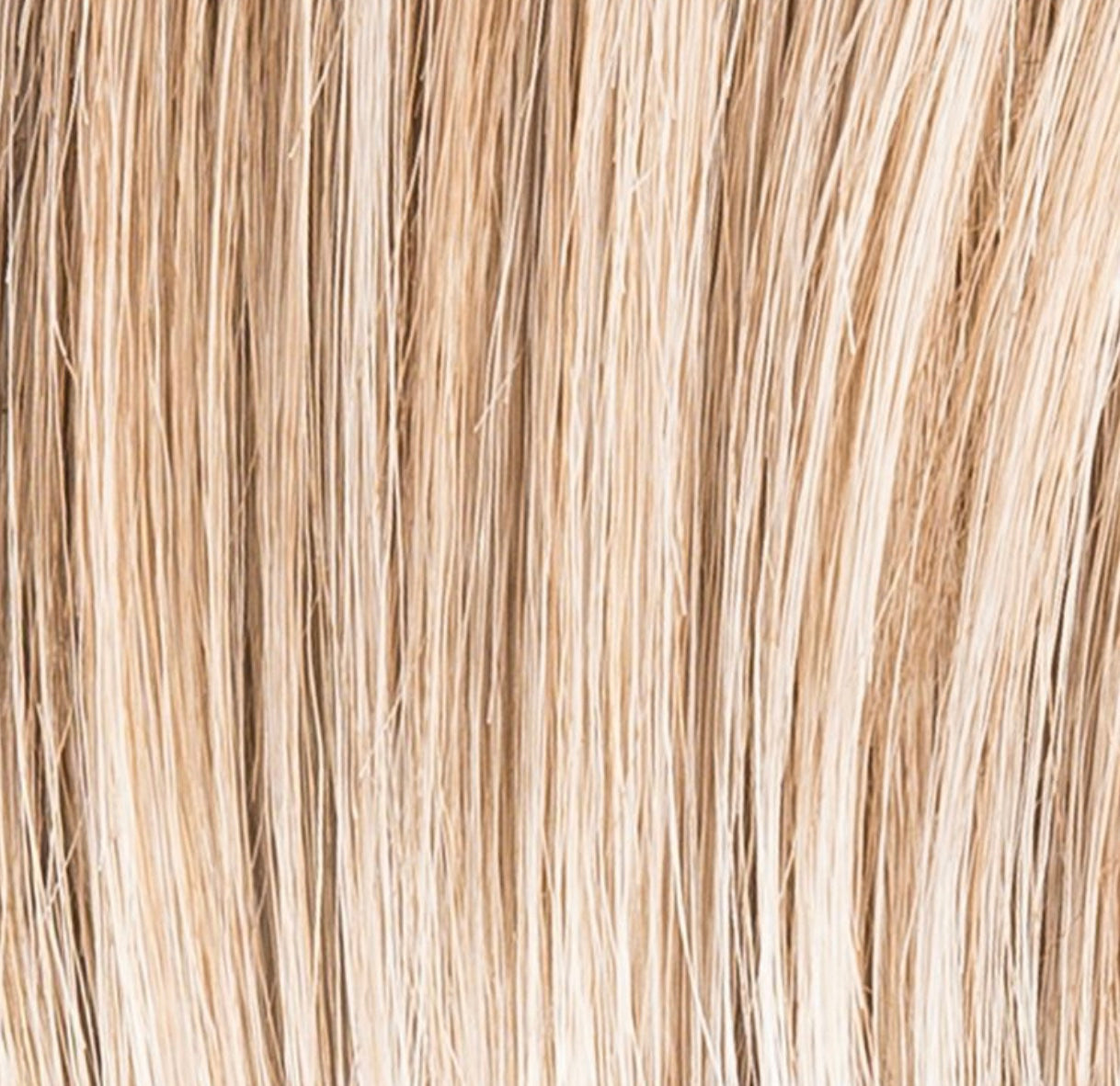 Fantasy Deluxe in Pearl Blonde Rooted by Ellen Wille, side profile showing the delicate pearl blonde on the long layered wig.
